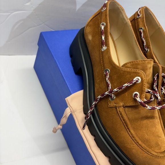 Stuart Weitzman Tan Suede Men's Loafers - Picture 9 of 9